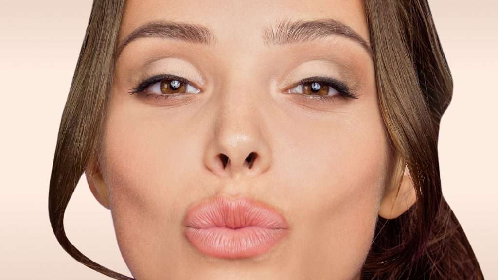 a close up of a woman's face